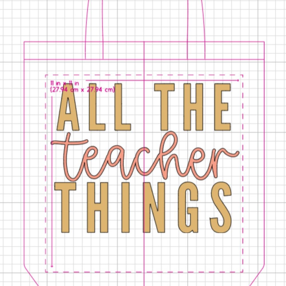 Teacher Tote (customizable)